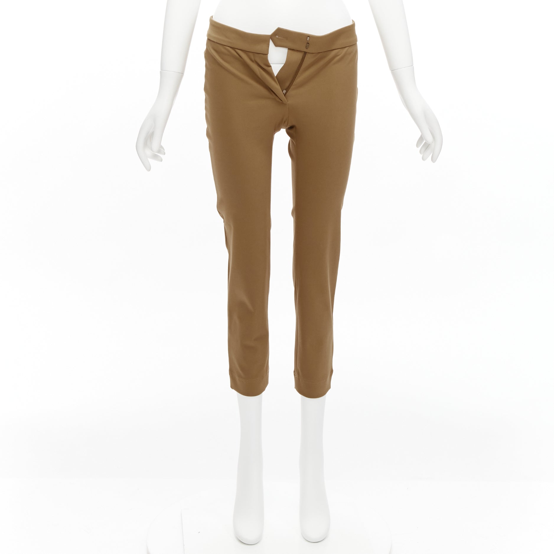 Stella Mccartney Brown Cropped Pants - Image 11