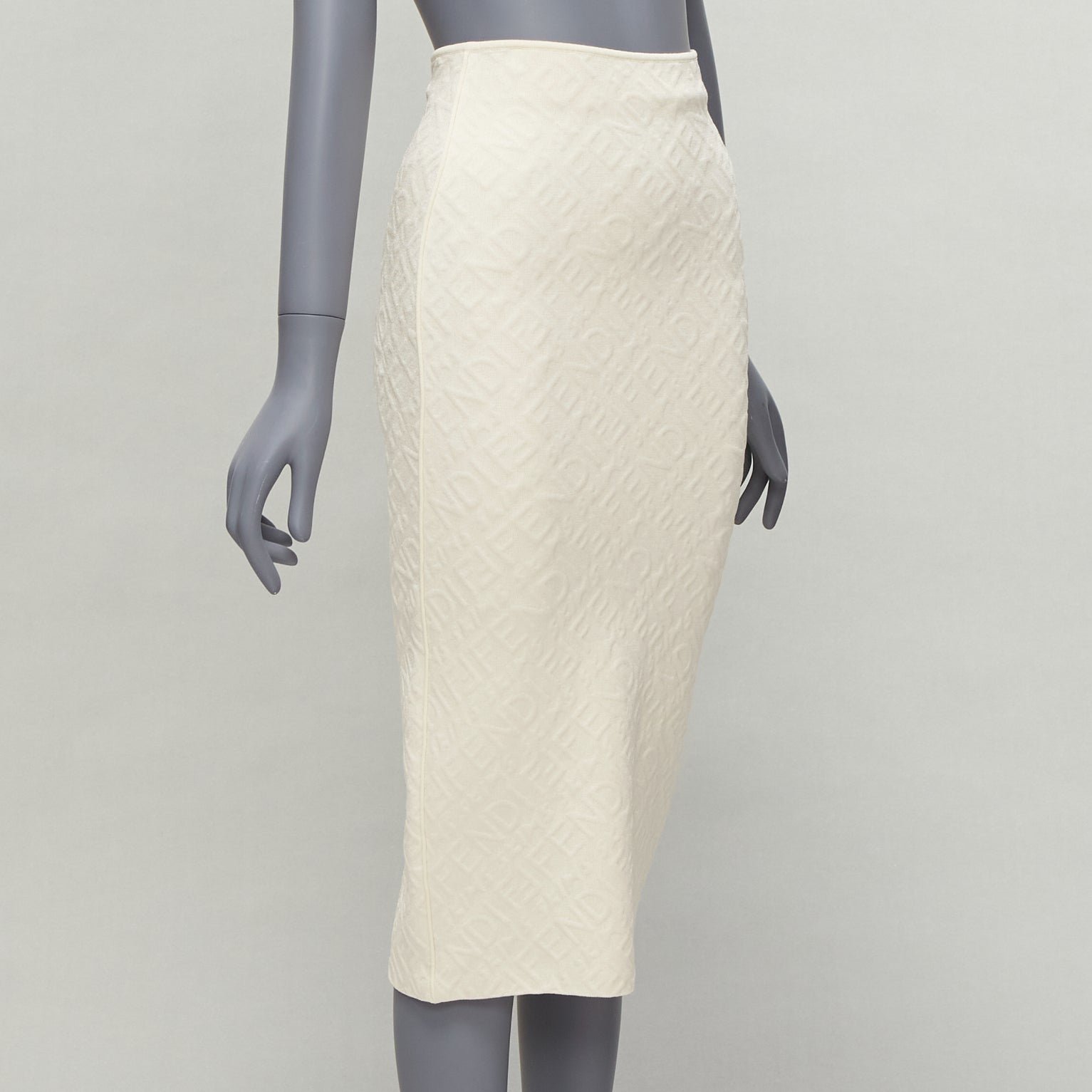 Fendi Logo Pencil Skirt - Image 6