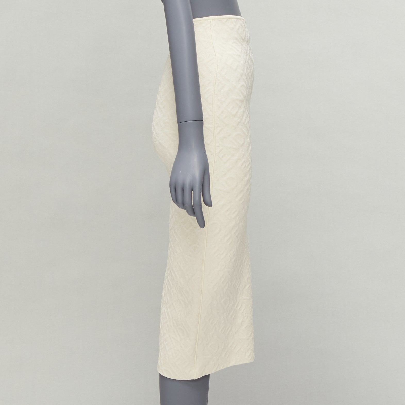 Fendi Logo Pencil Skirt - 4