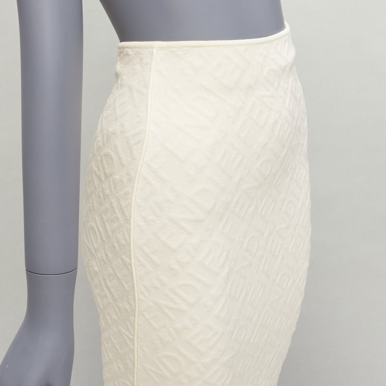 Fendi Logo Pencil Skirt - Image 10