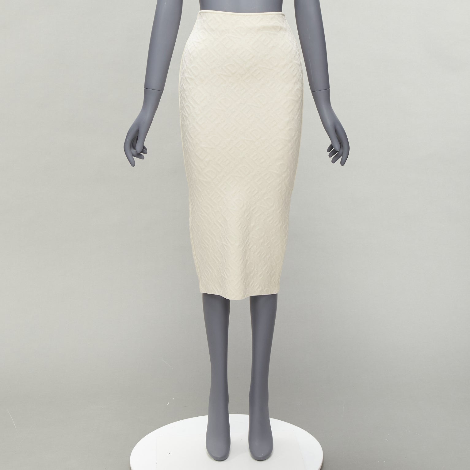 Fendi Logo Pencil Skirt - Image 12