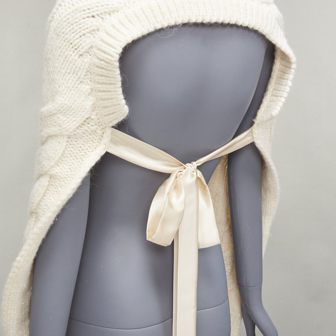 Simone Rocha Ribbon Tie Cable Top - Detail 1