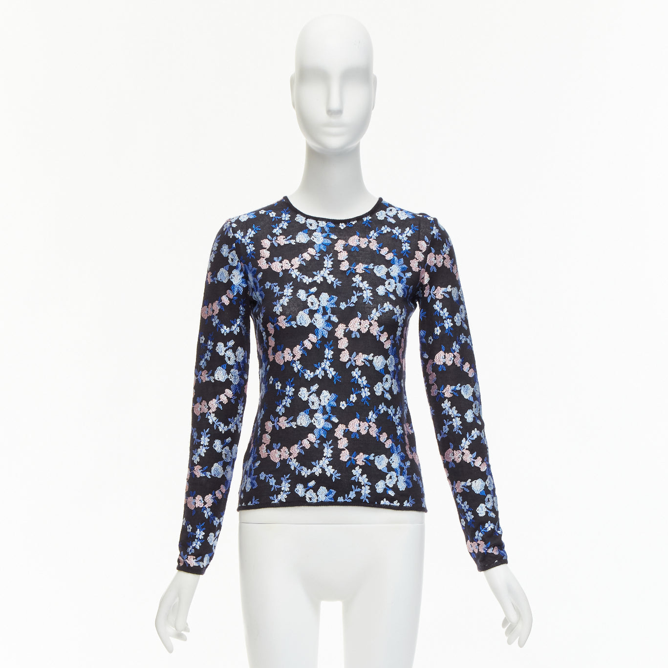 Giambattista Valli Floral Embroidery Top - Image 11