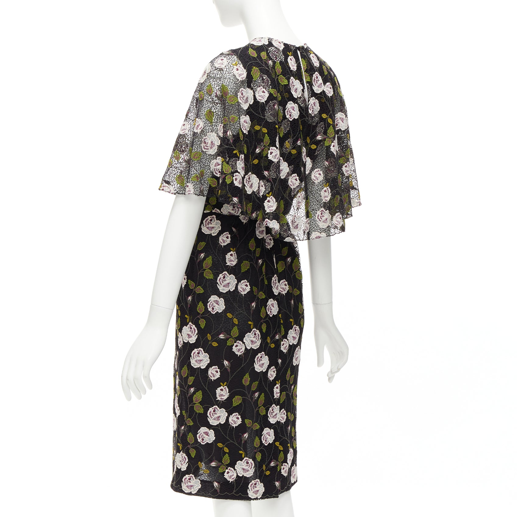 Giambattista Valli Lace Cape Dress - Detail 1