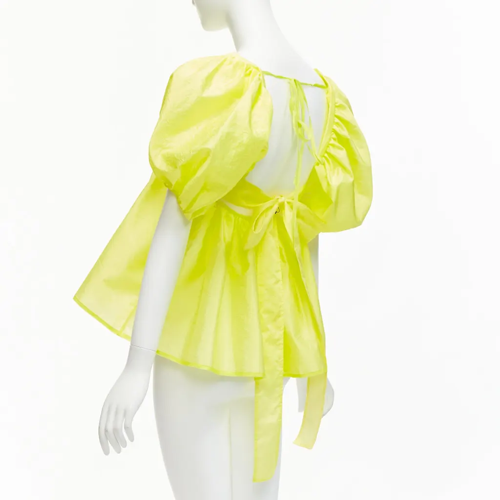CecIlie Bahnsen Babett Yellow Polyamide Never worn, with tag - Box View