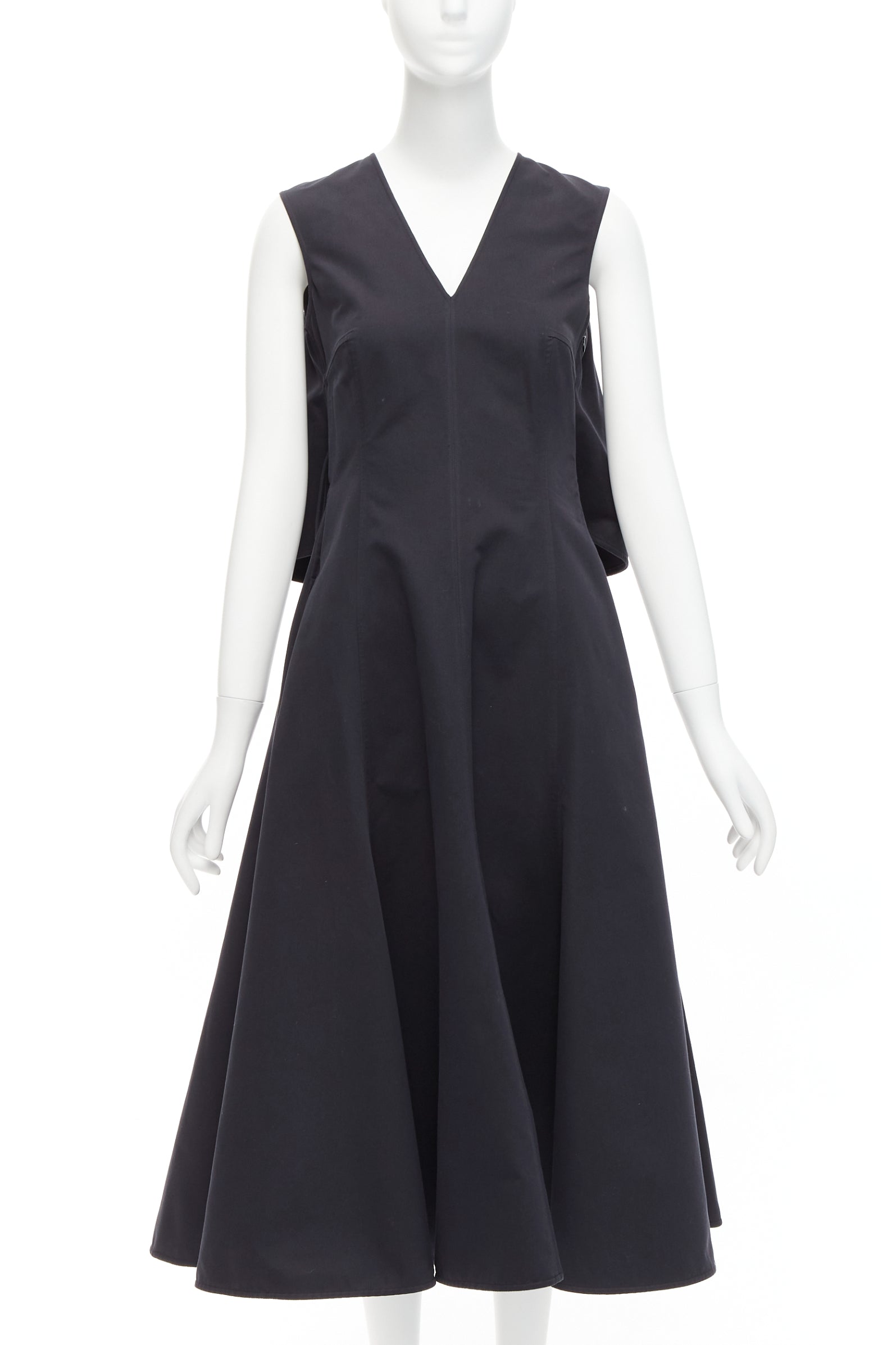 Jil Sander Cape Back Dress - Back view