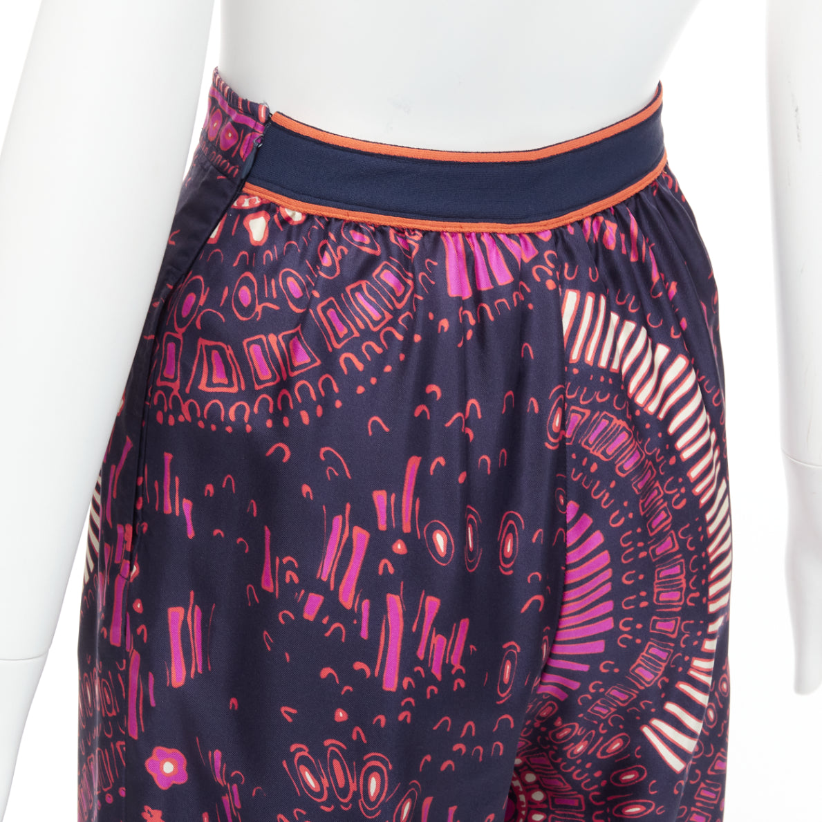 Dior Pleated Wide Pants - Back view