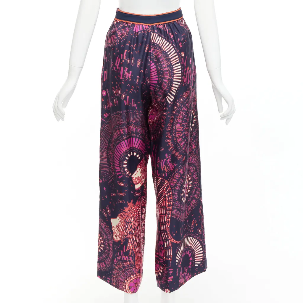 Dior Pleated Wide Pants Pink Cotton Never worn - Box View