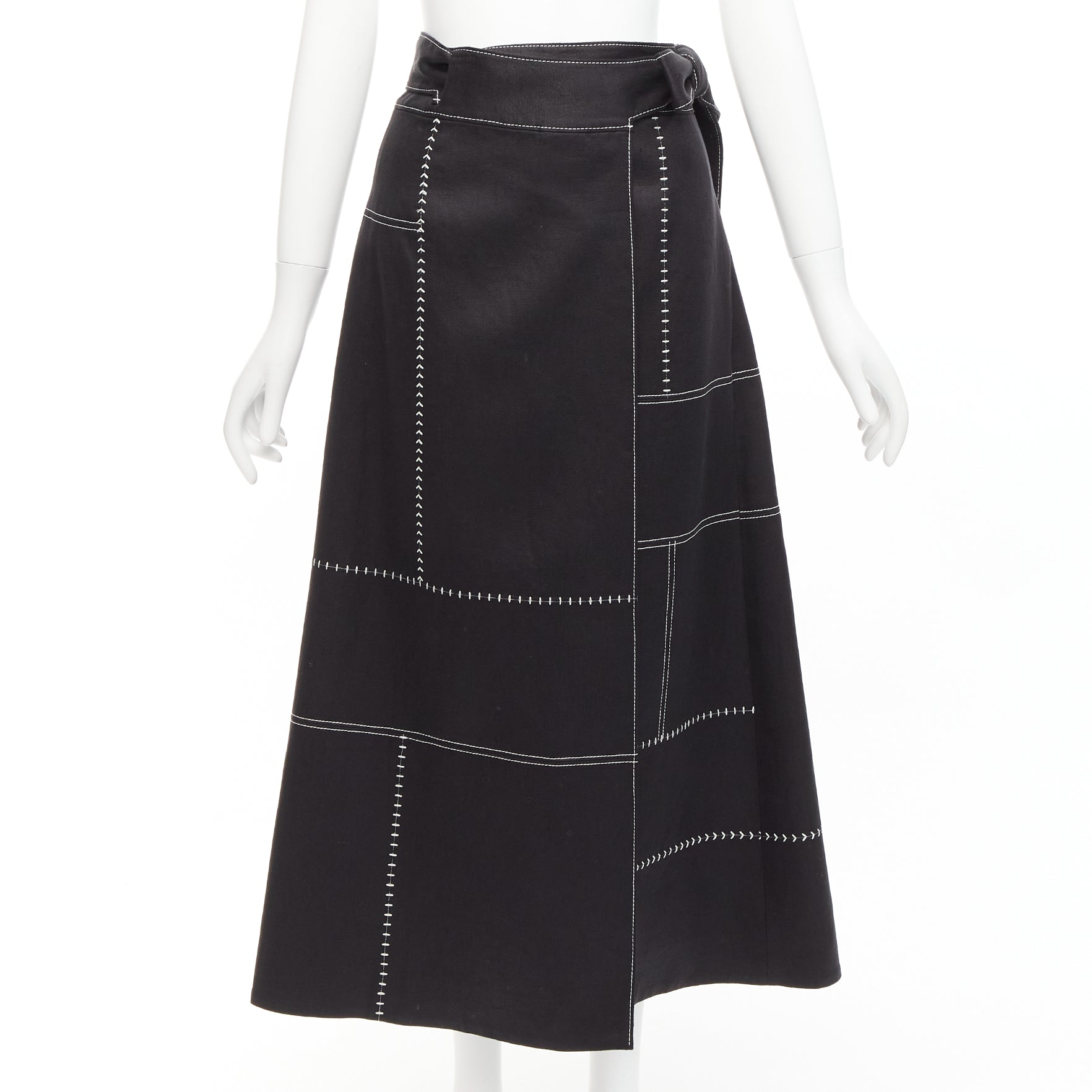 Gabriela Hearst Panel Wrap Skirt