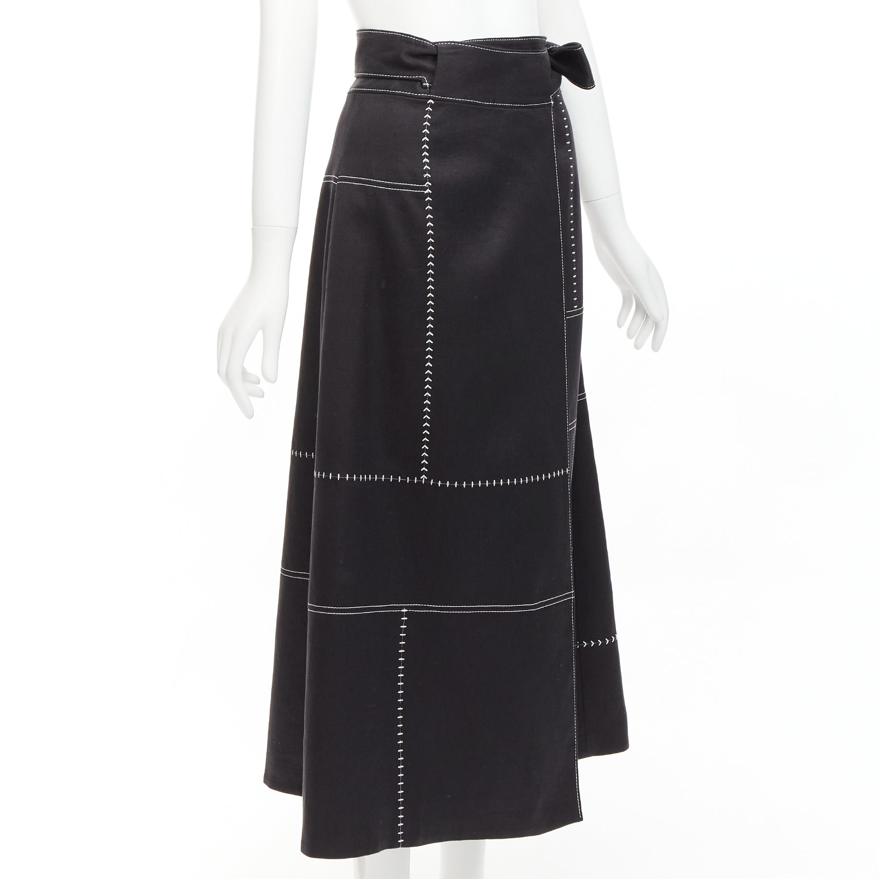 Gabriela Hearst Panel Wrap Skirt - Image 6