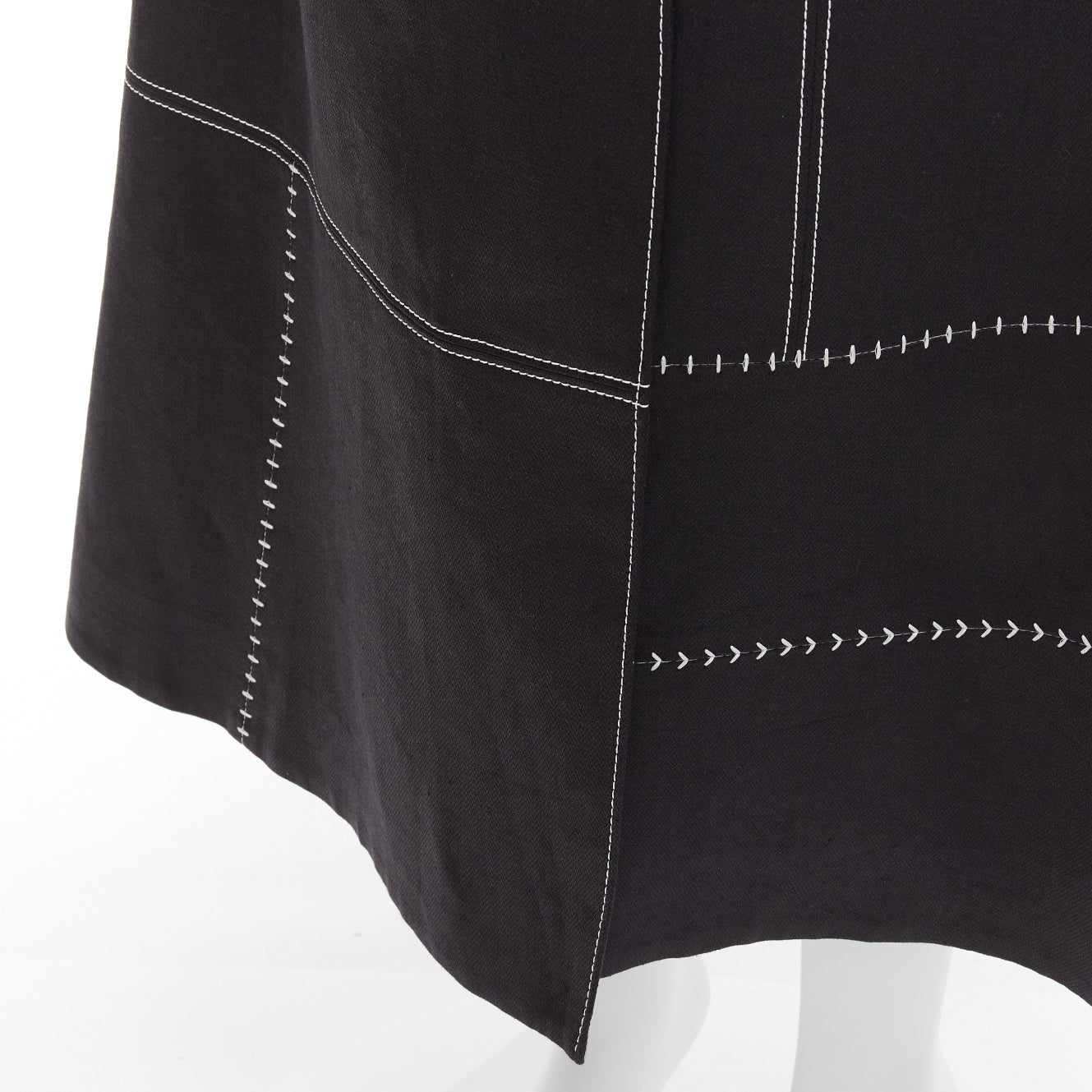 Gabriela Hearst Panel Wrap Skirt - Detail 2