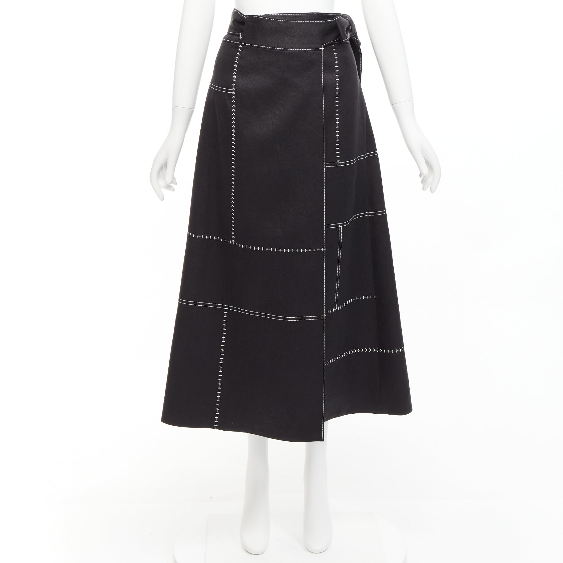 Gabriela Hearst Panel Wrap Skirt - Image 11