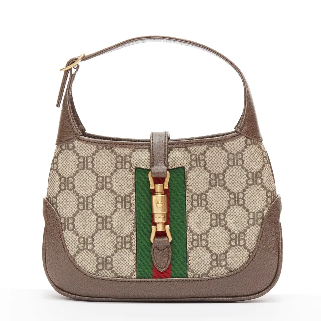 Balenciaga Jackie Brown Canvas Never worn, with tag - Front View