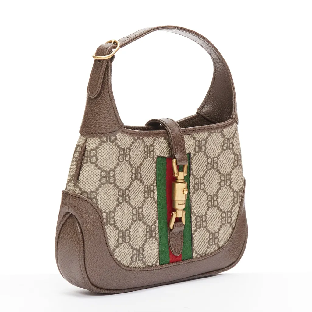 Balenciaga Jackie Brown Canvas Never worn, with tag - Inside View