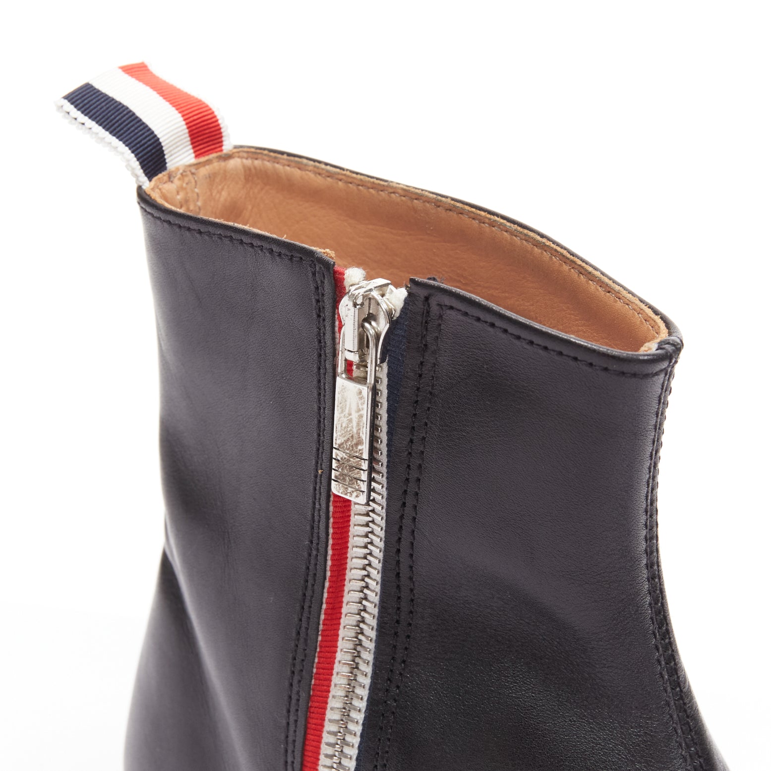 Thom Browne Minimal Tab Zip Boots - Image 10