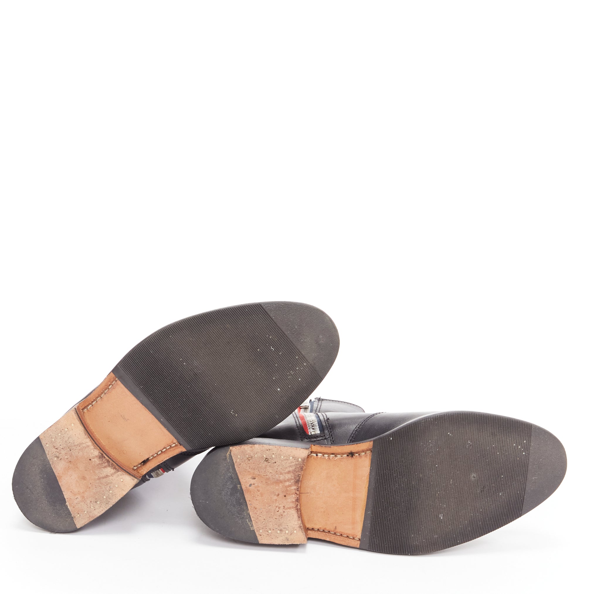 Thom Browne Minimal Tab Zip Boots - Image 13