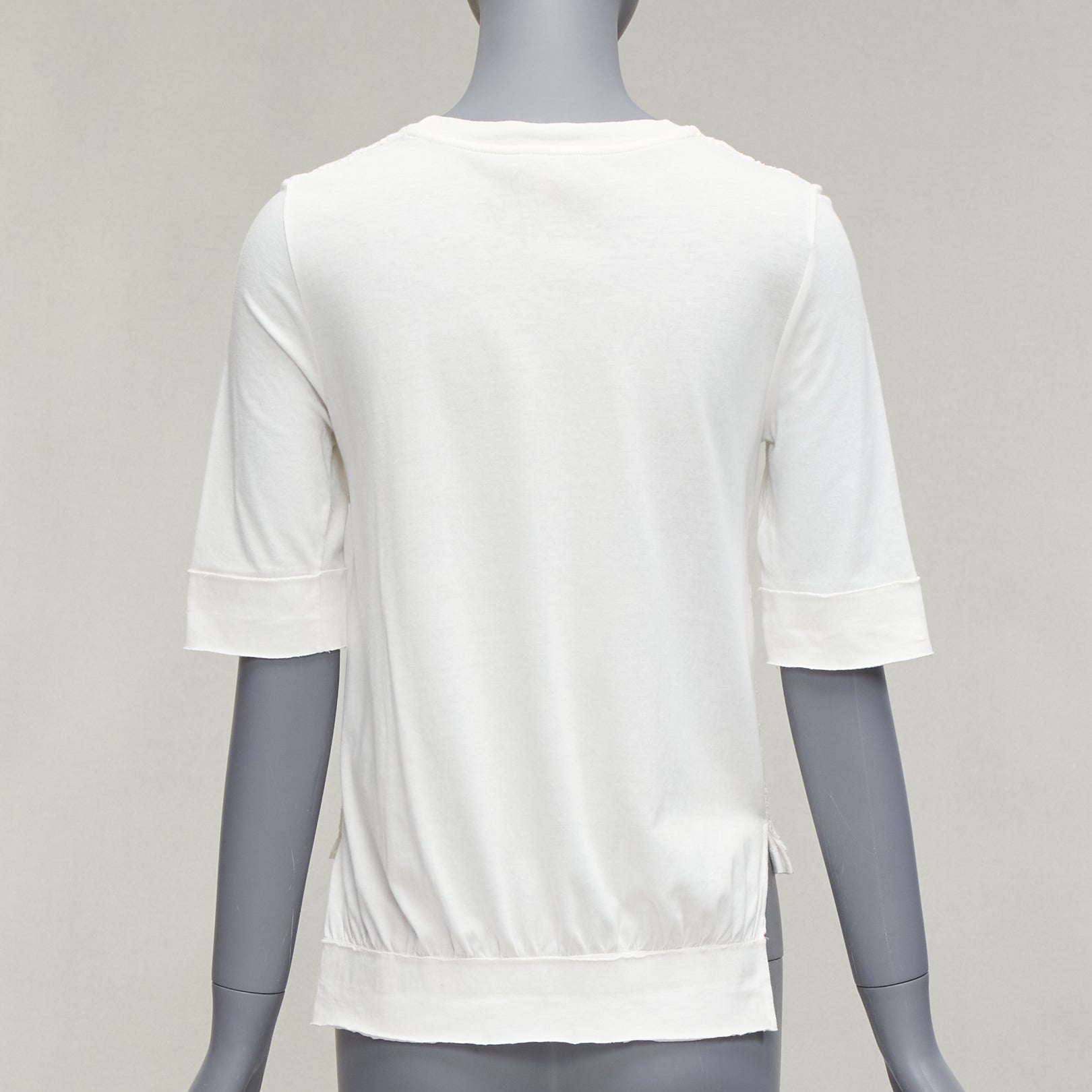 Giambattista Valli Lace Overlay Tee - Side view