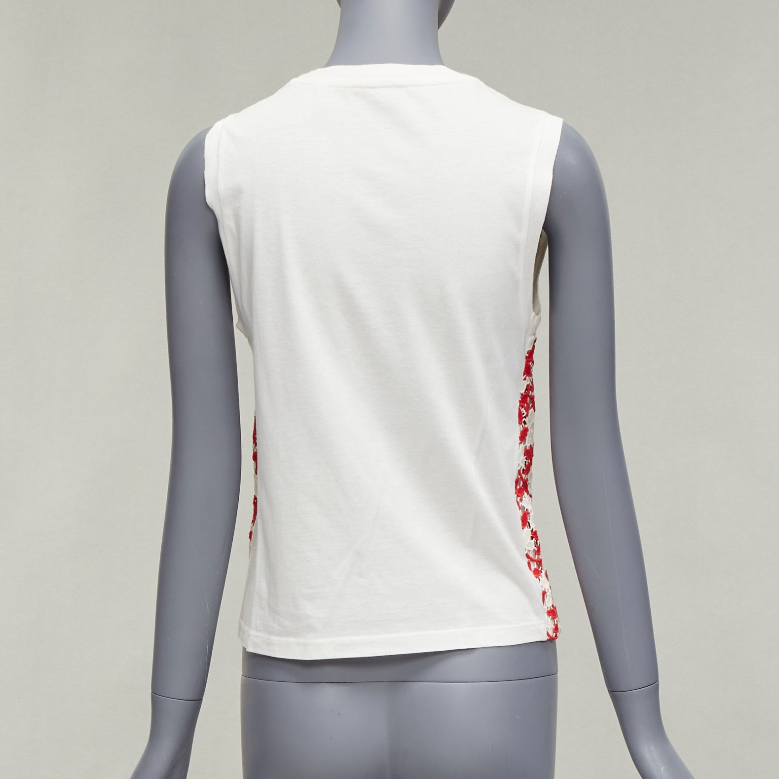 Giambattista Valli Lace Strap Tank - Side view