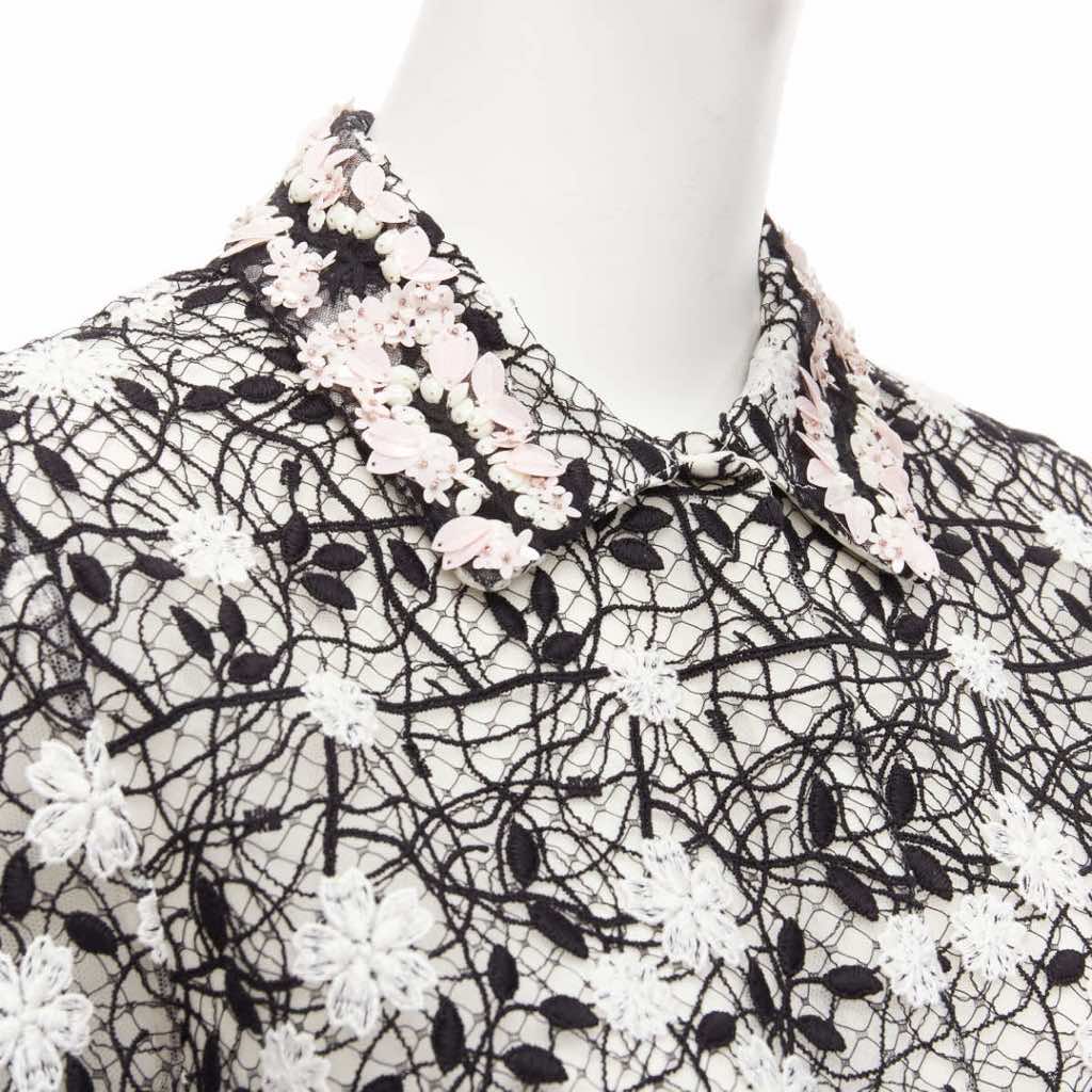 Giambattista Valli Lace Applique Shirt - Detail 2