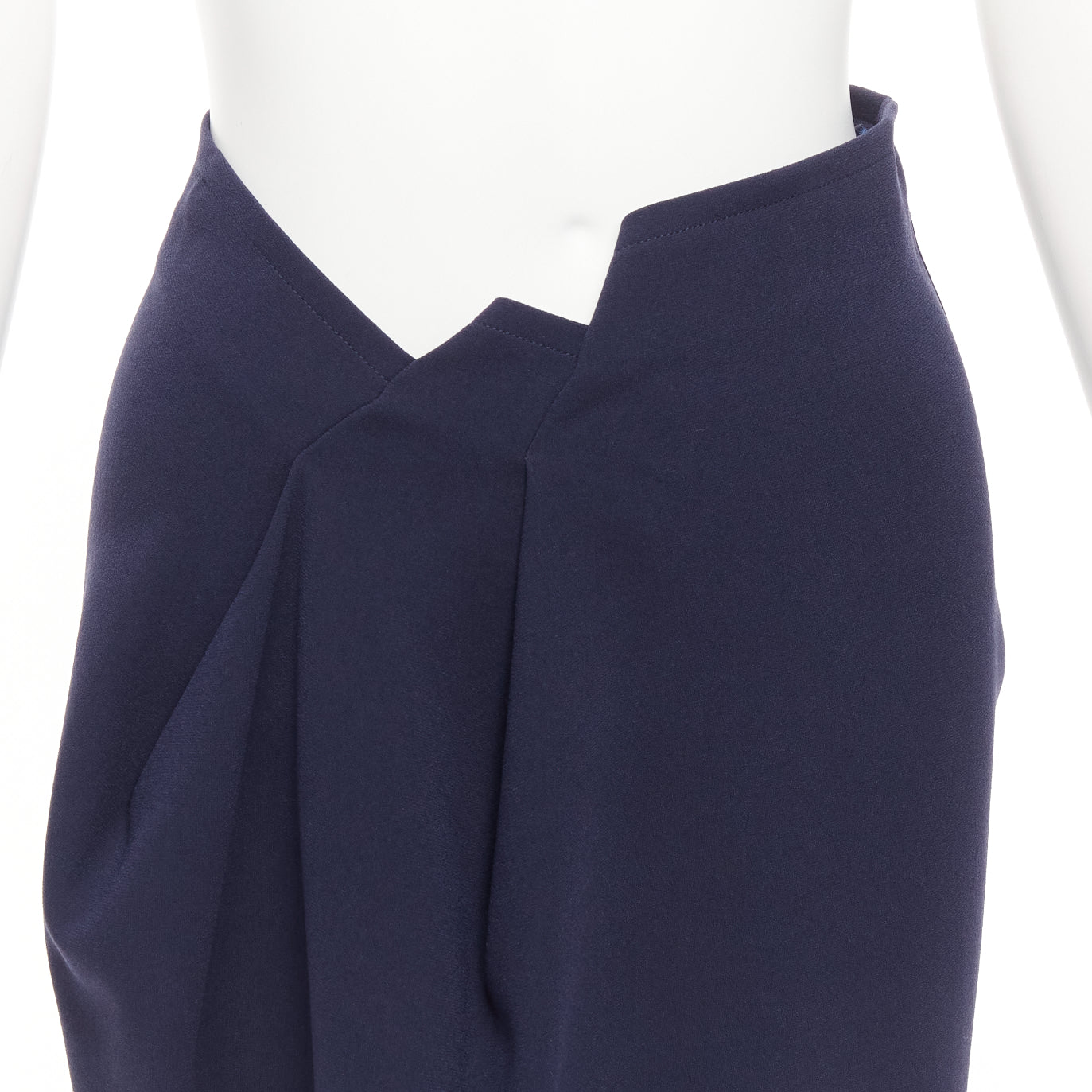 Jil Sander Jagged Waist Skirt - Back view