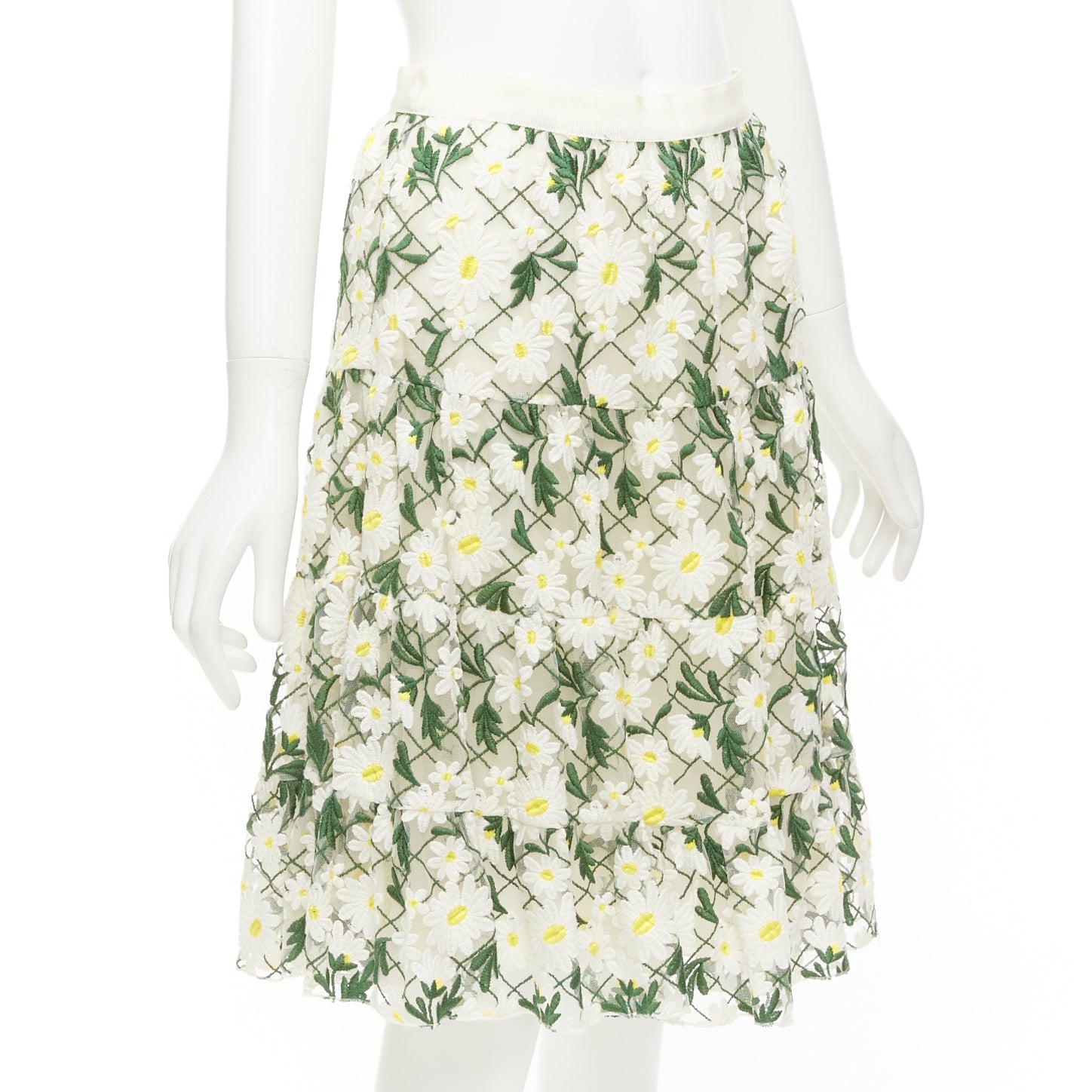 Giambattista Valli Daisy Embroidered Skirt - Image 6