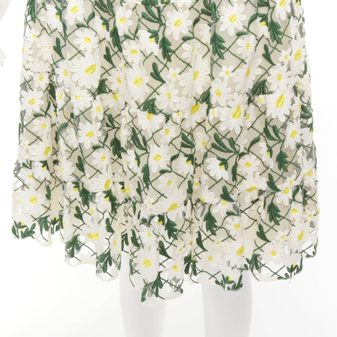 Giambattista Valli Daisy Embroidered Skirt - Detail 2