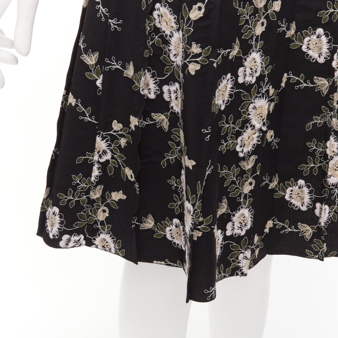 Giambattista Valli Floral Wool Skirt - Detail 2