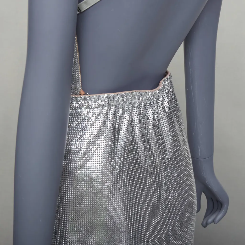 Poster Girl Adrianne Silver Polyester Never worn, with tag - Back View