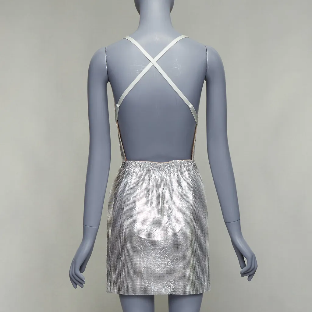 Poster Girl Adrianne Silver Polyester Never worn, with tag - Box View