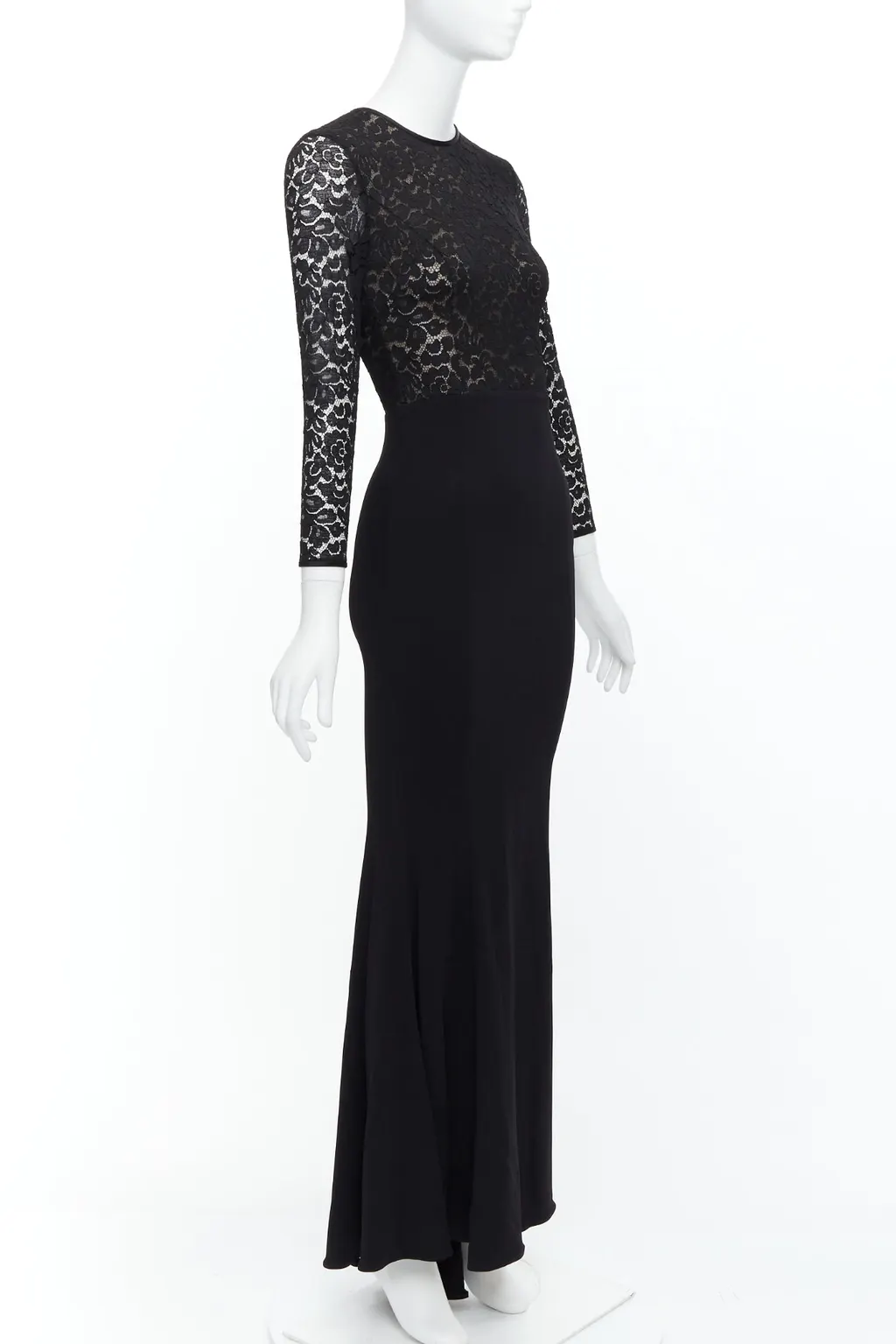 Michael Kors Lace Overlay Dress Black Polyester Never worn, with tag - Inside View
