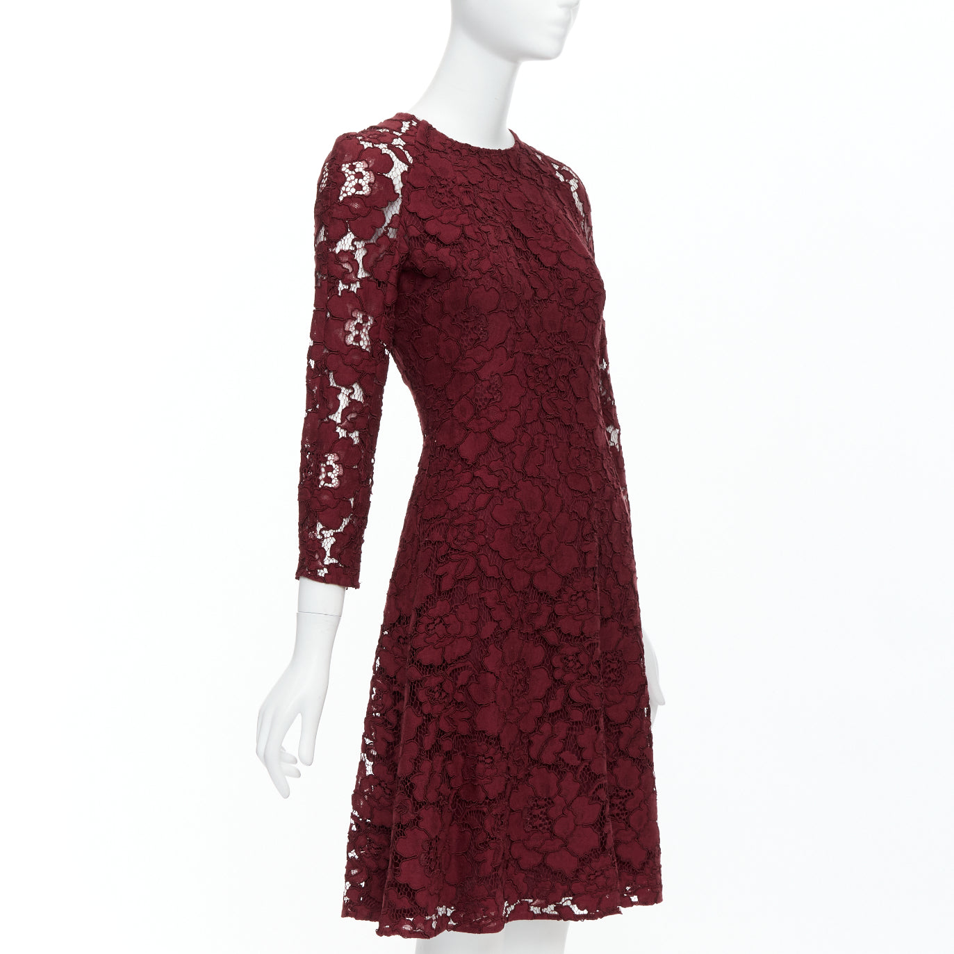 Oscar De La Renta Lace Fit Dress - Image 6