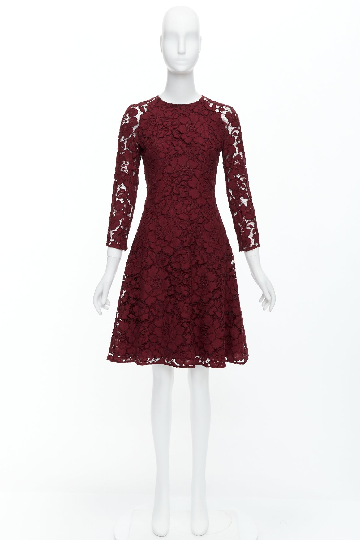 Oscar De La Renta Lace Fit Dress - Image 11