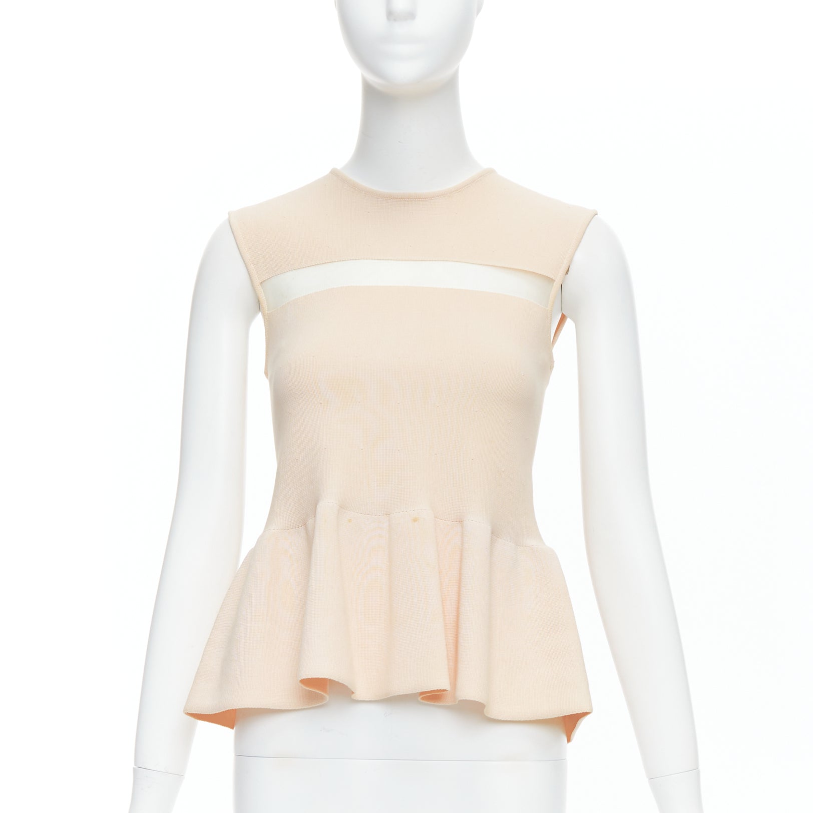 Giambattista Valli Sheer Panel Top