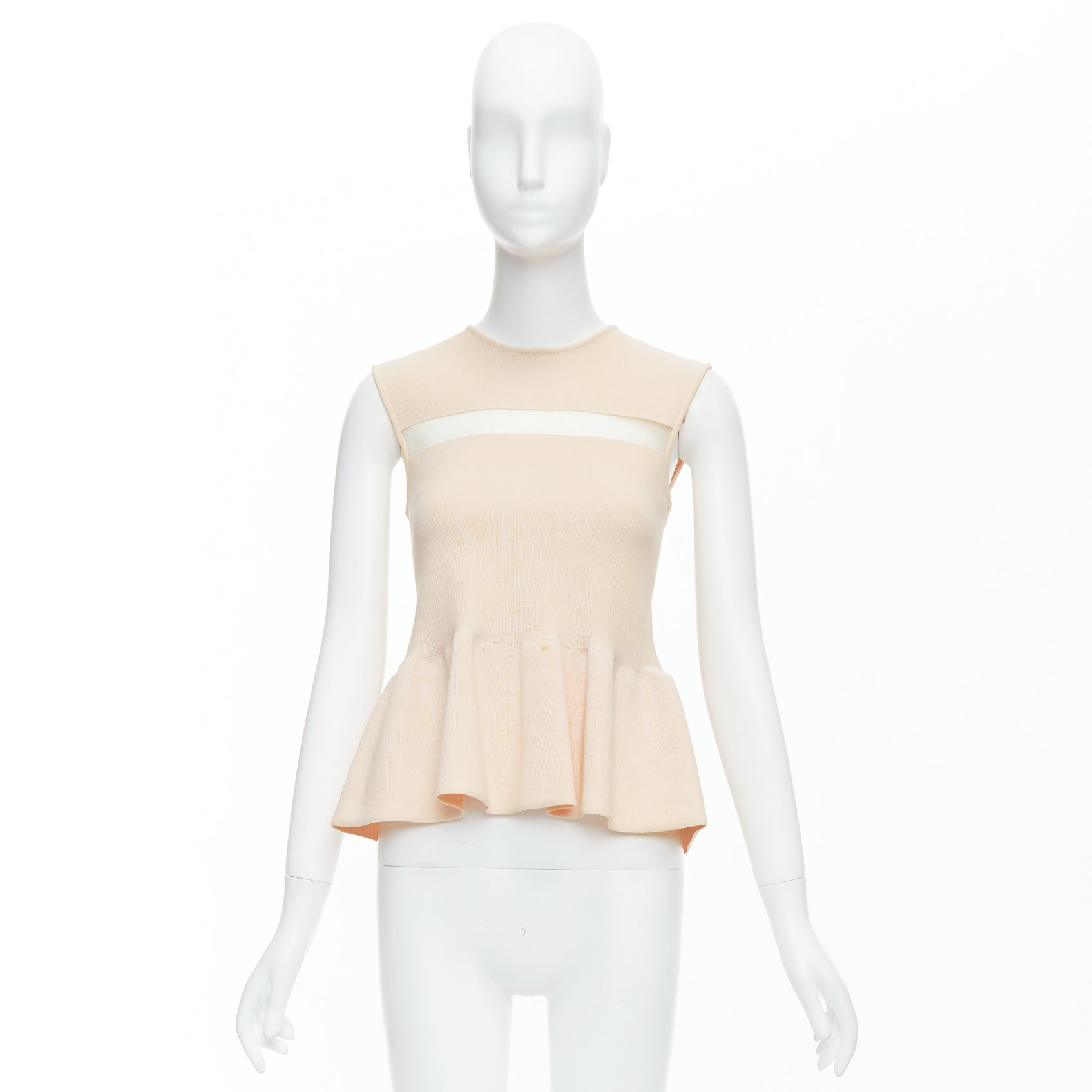 Giambattista Valli Sheer Panel Top - Image 11