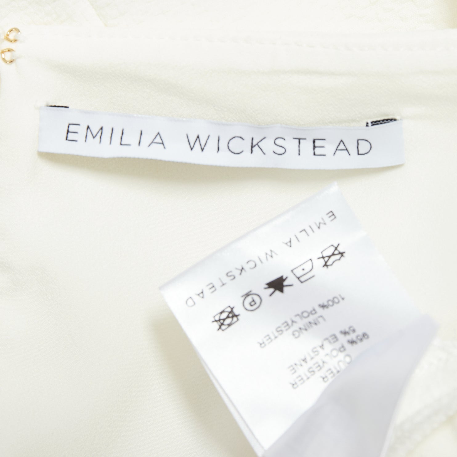 Emilia Wickstead Cloque Belted Jumpsuit - Image 10