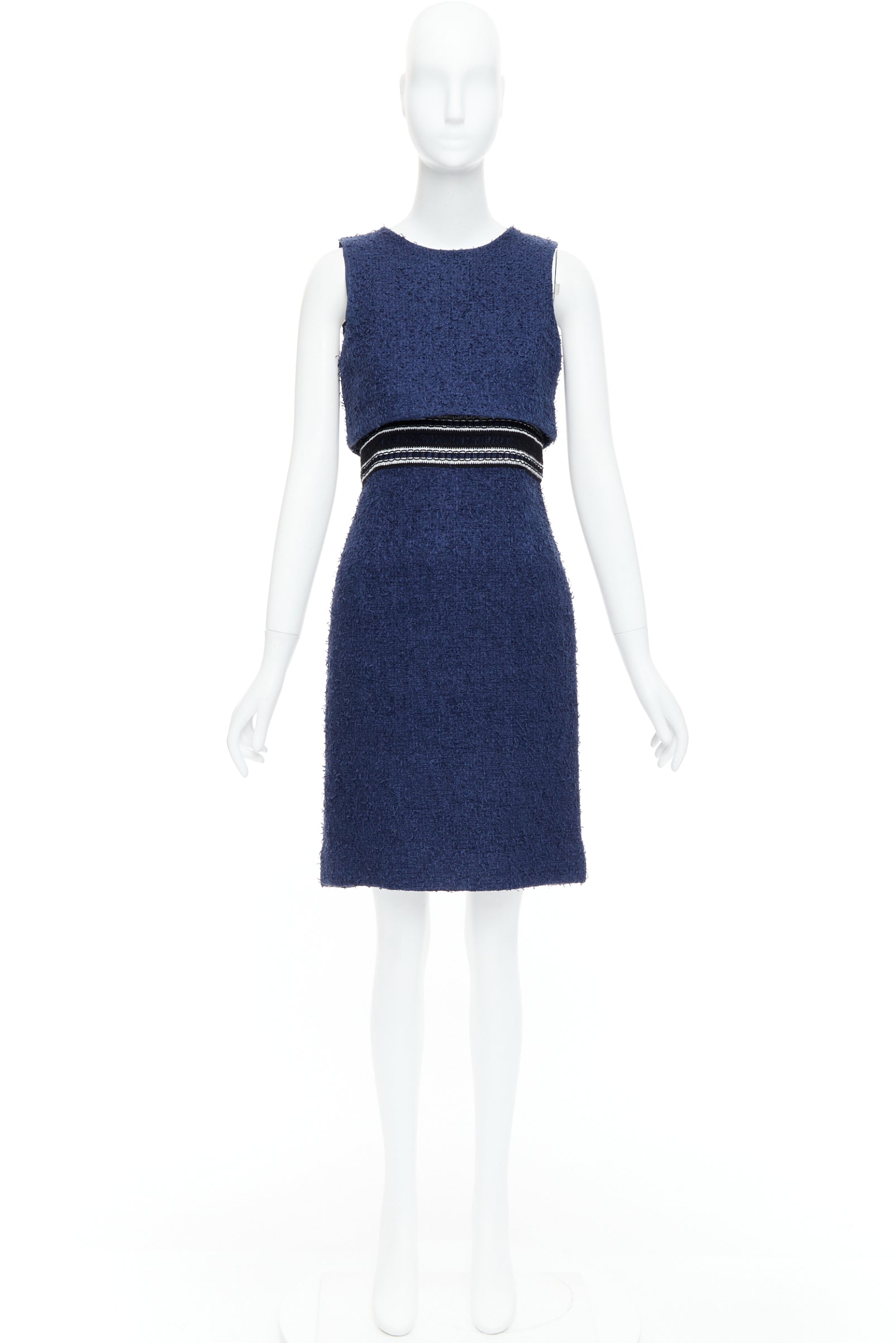 Oscar De La Renta Tweed Layered Dress - Image 11