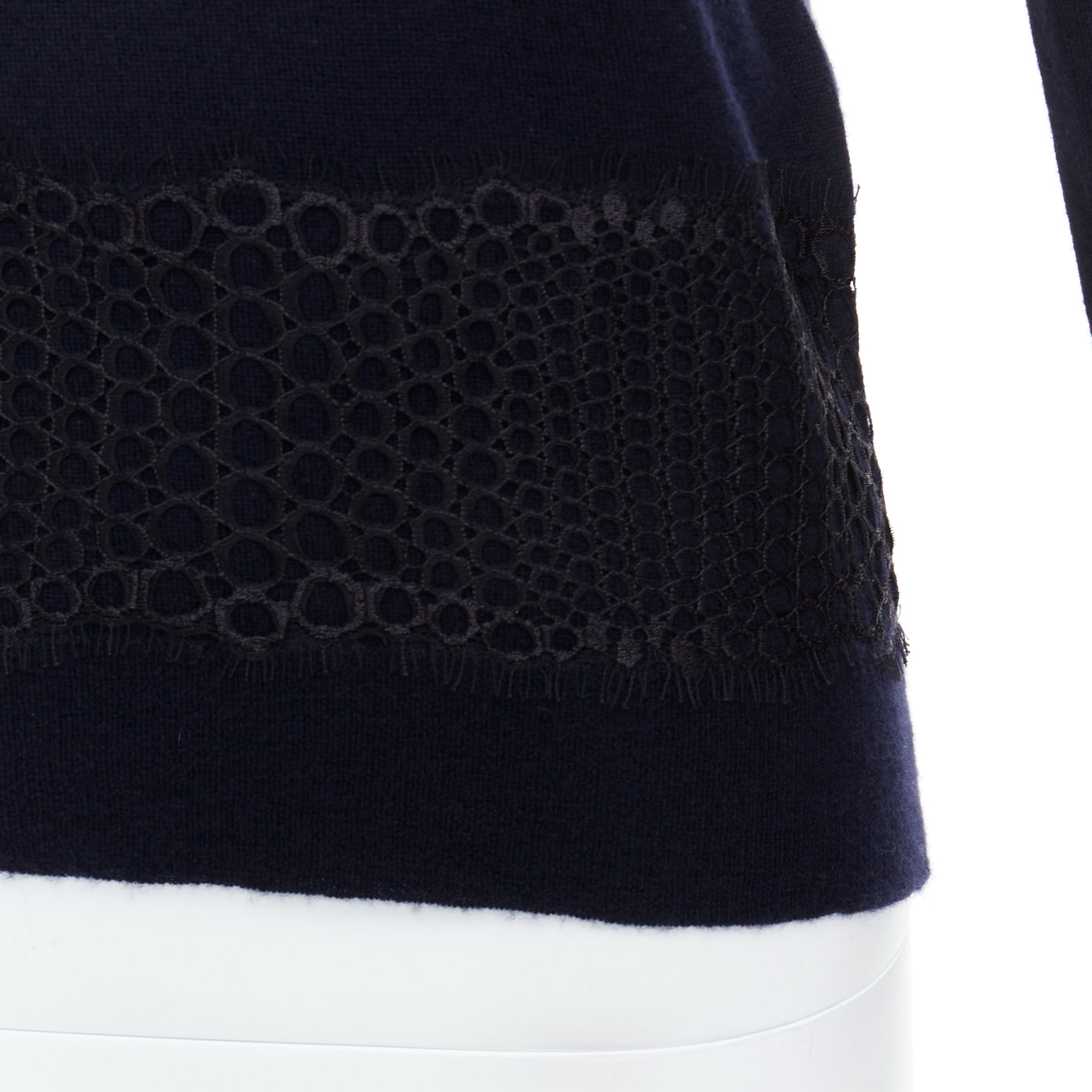 Giambattista Valli Mix Lace Sweater - Back view