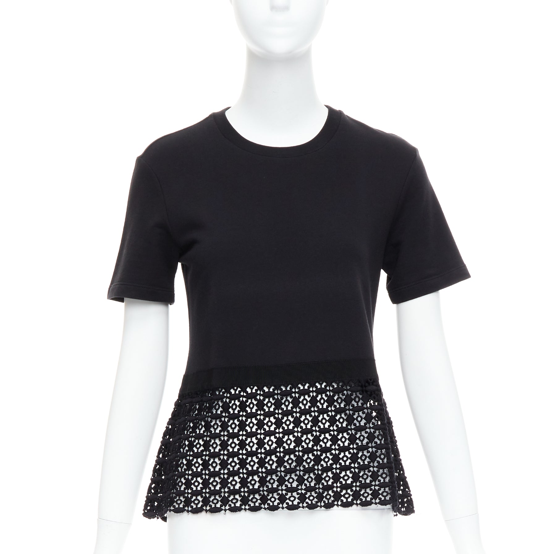 Giambattista Valli Lace Hem Tee