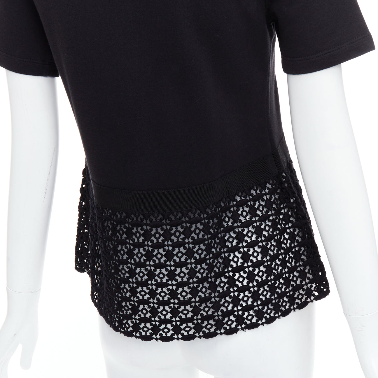 Giambattista Valli Lace Hem Tee - Detail 2
