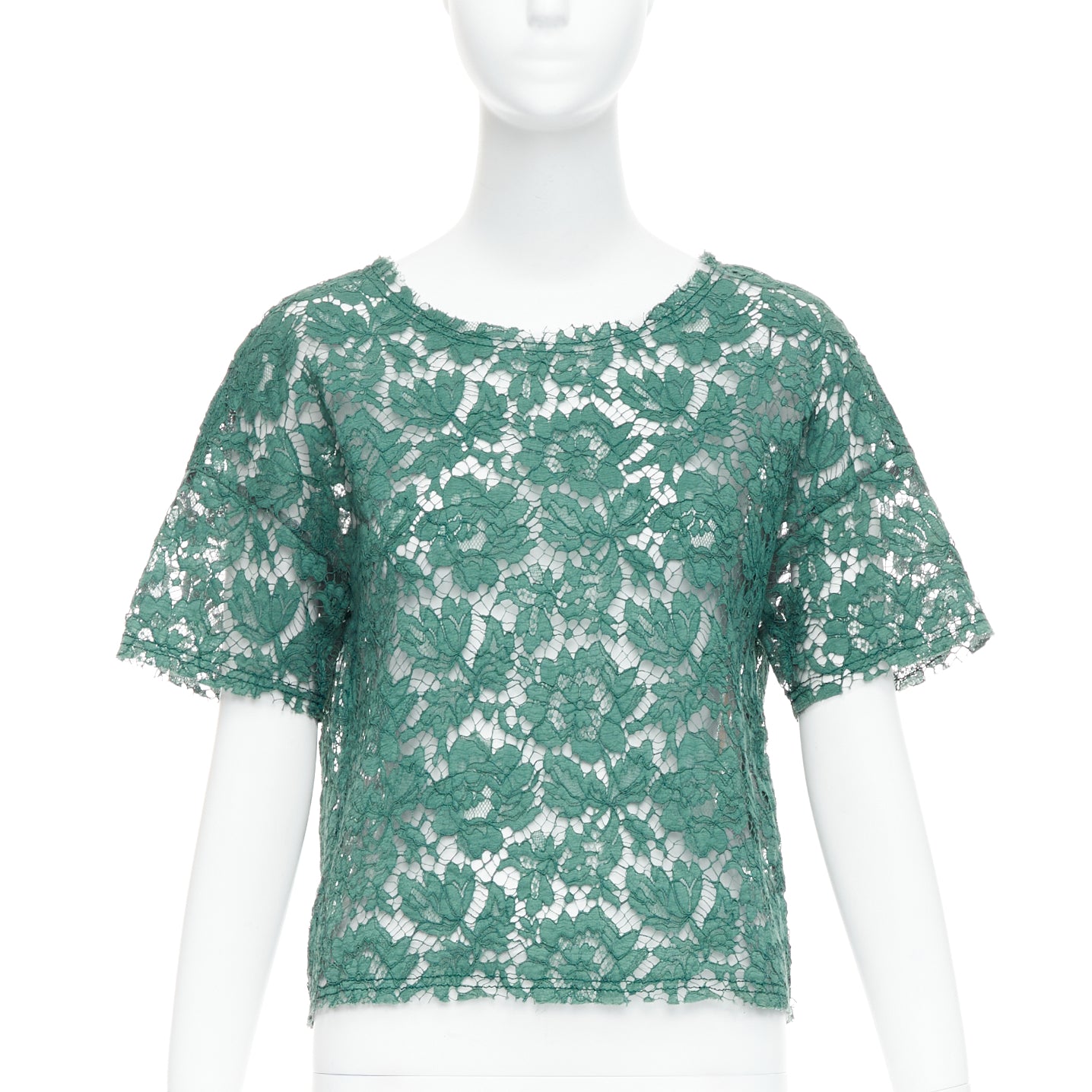 Valentino Garavani Floral Crop Tee