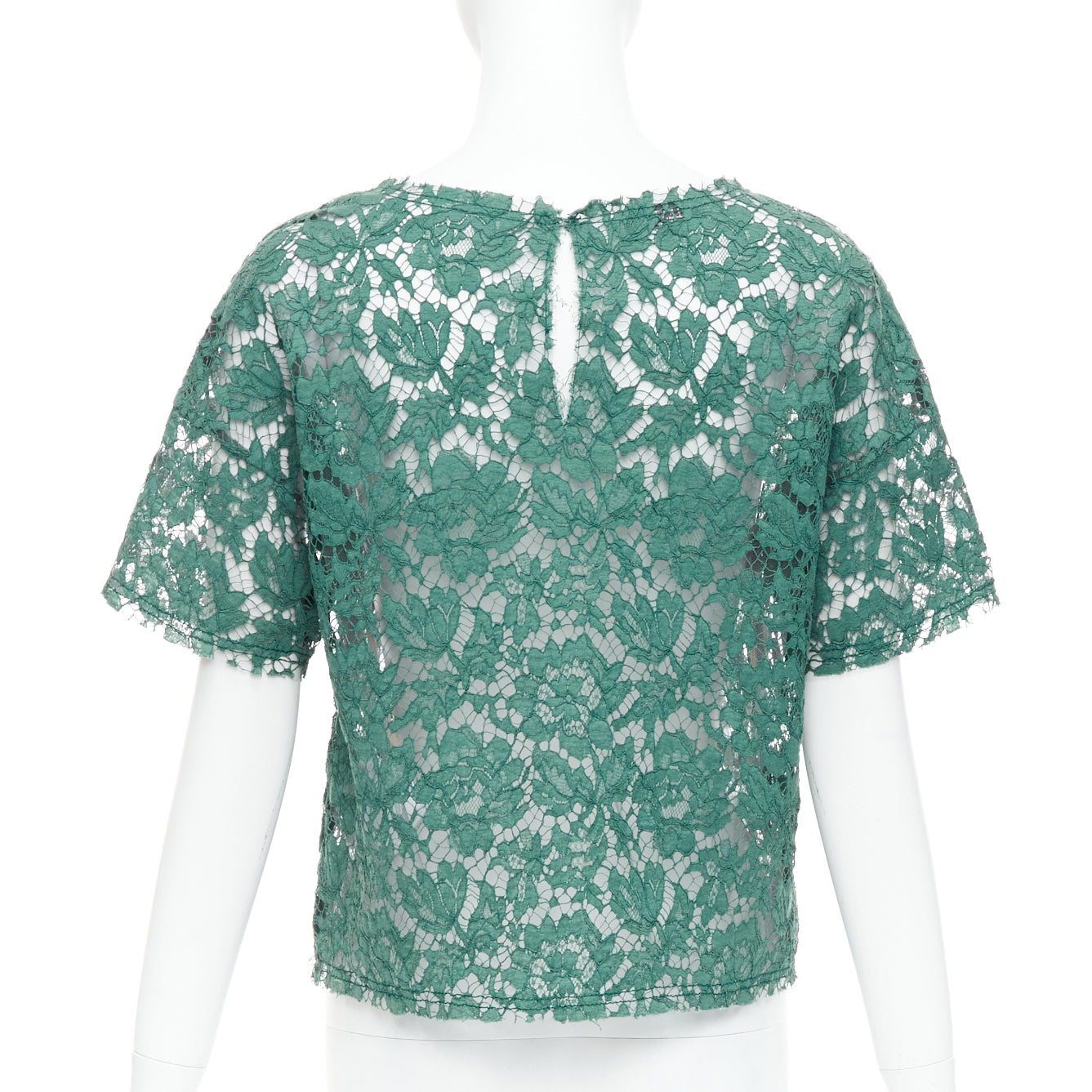 Valentino Garavani Floral Crop Tee - Side view
