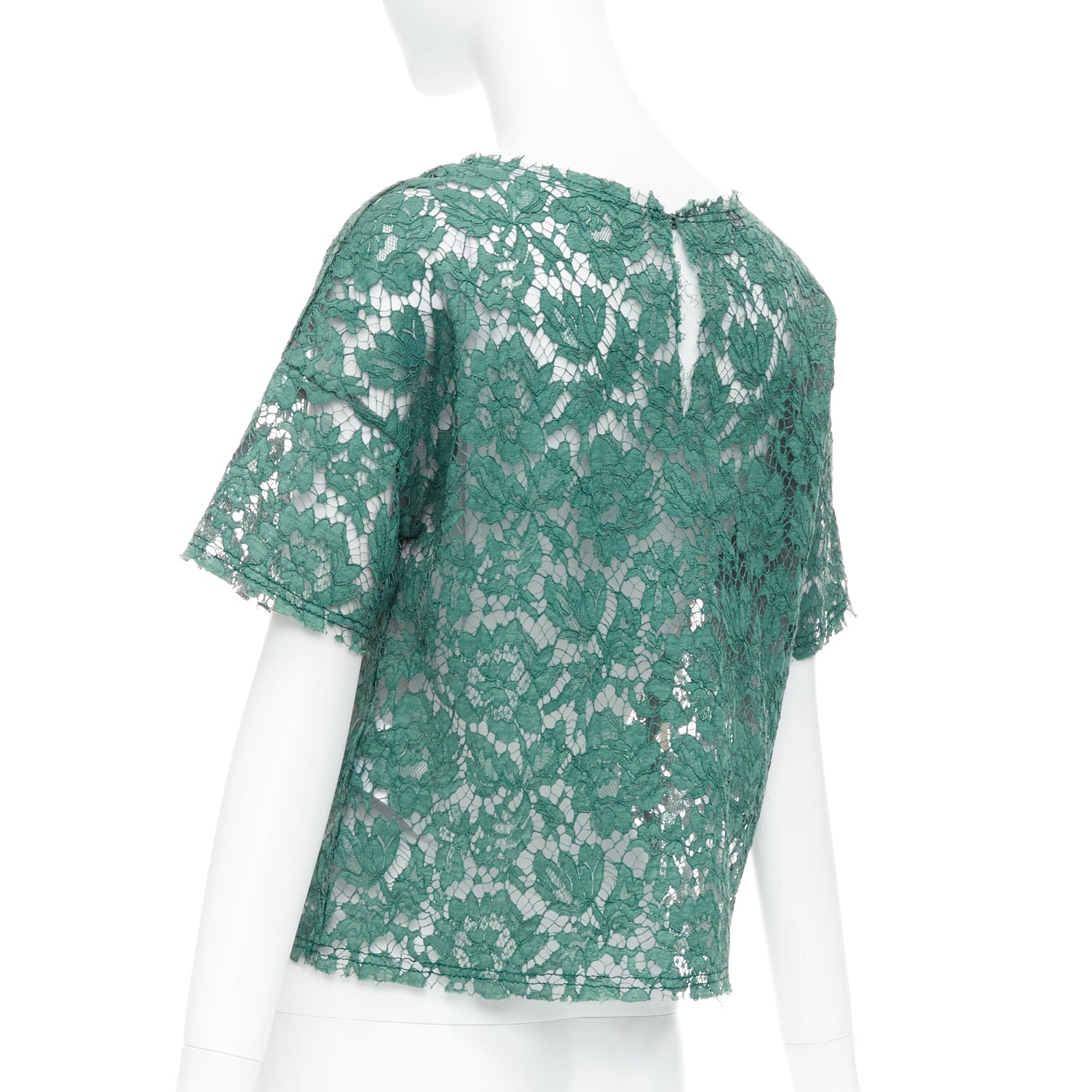 Valentino Garavani Floral Crop Tee - Detail 1