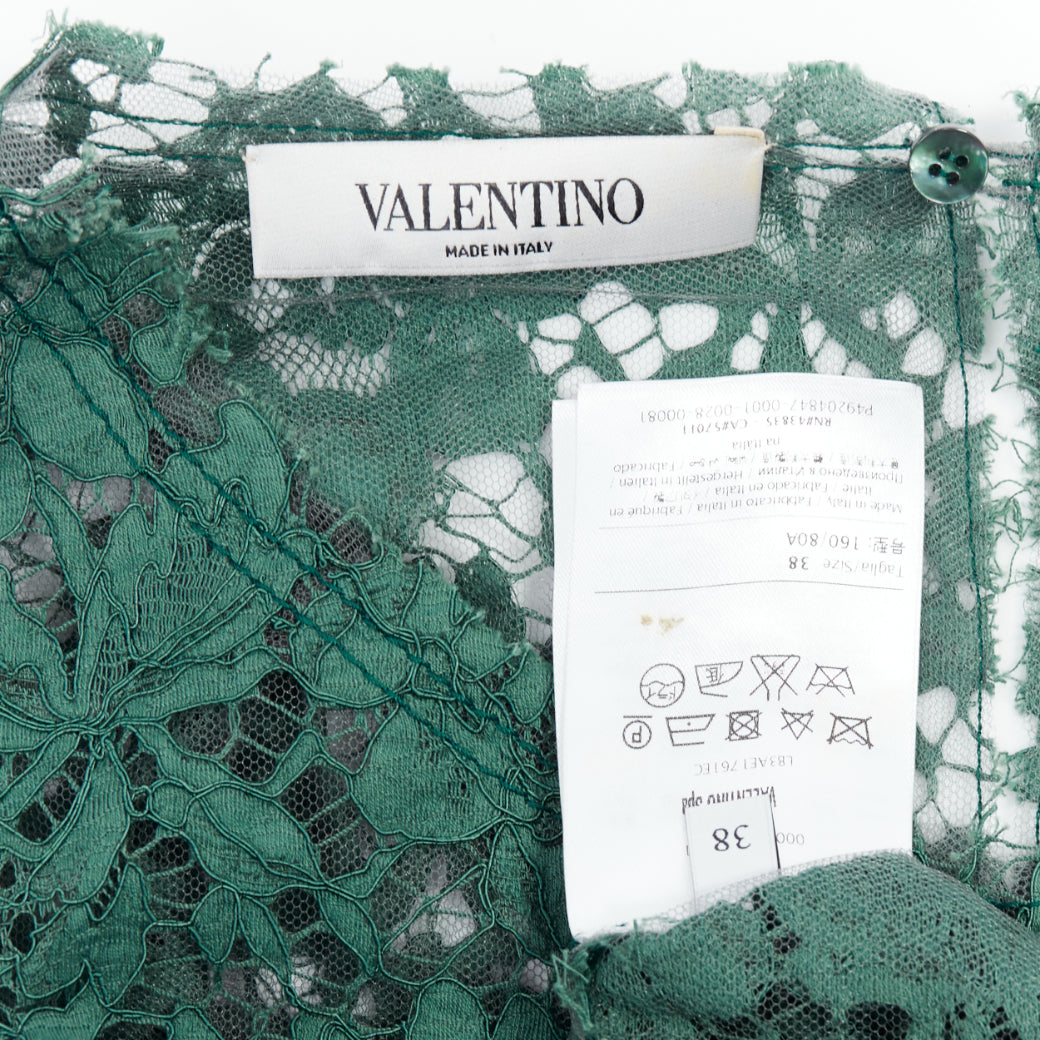 Valentino Garavani Floral Crop Tee - Image 10