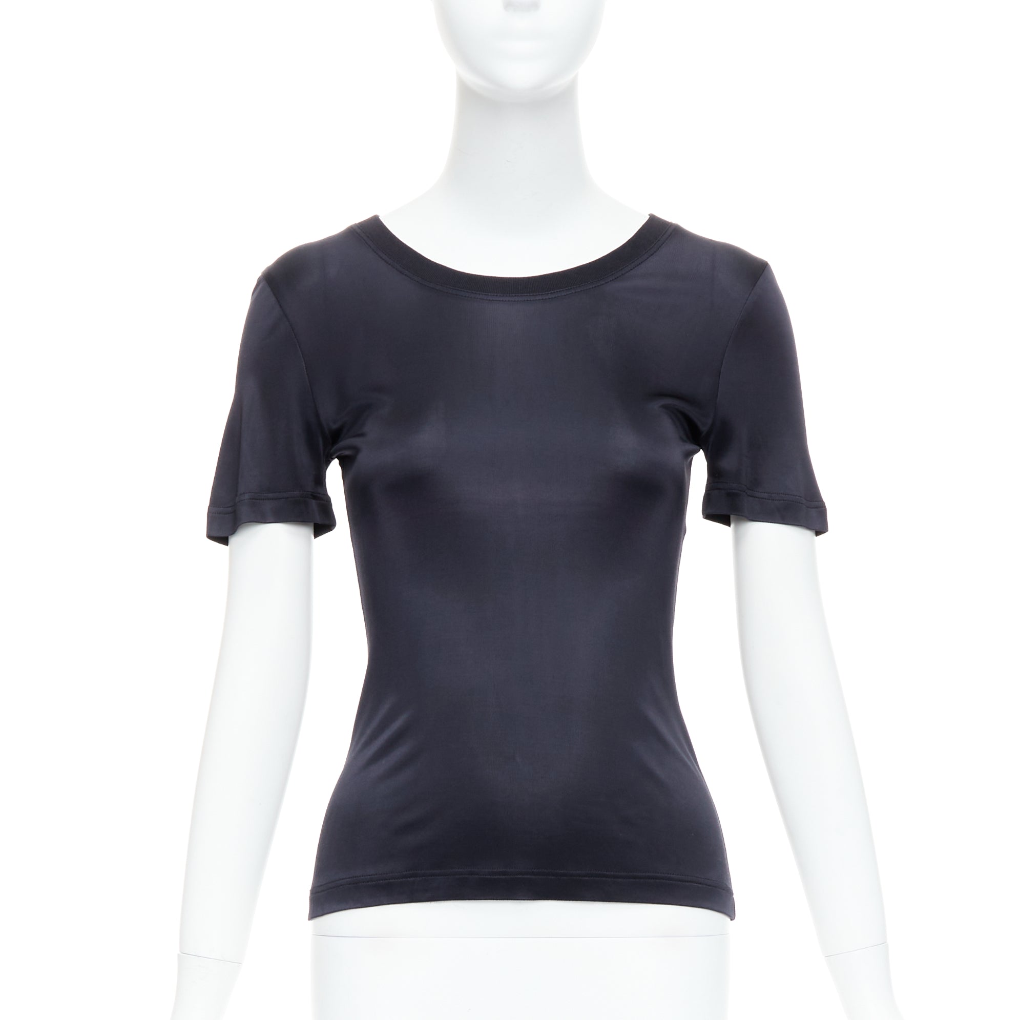Gianni Versace Slinky Sleeve Top