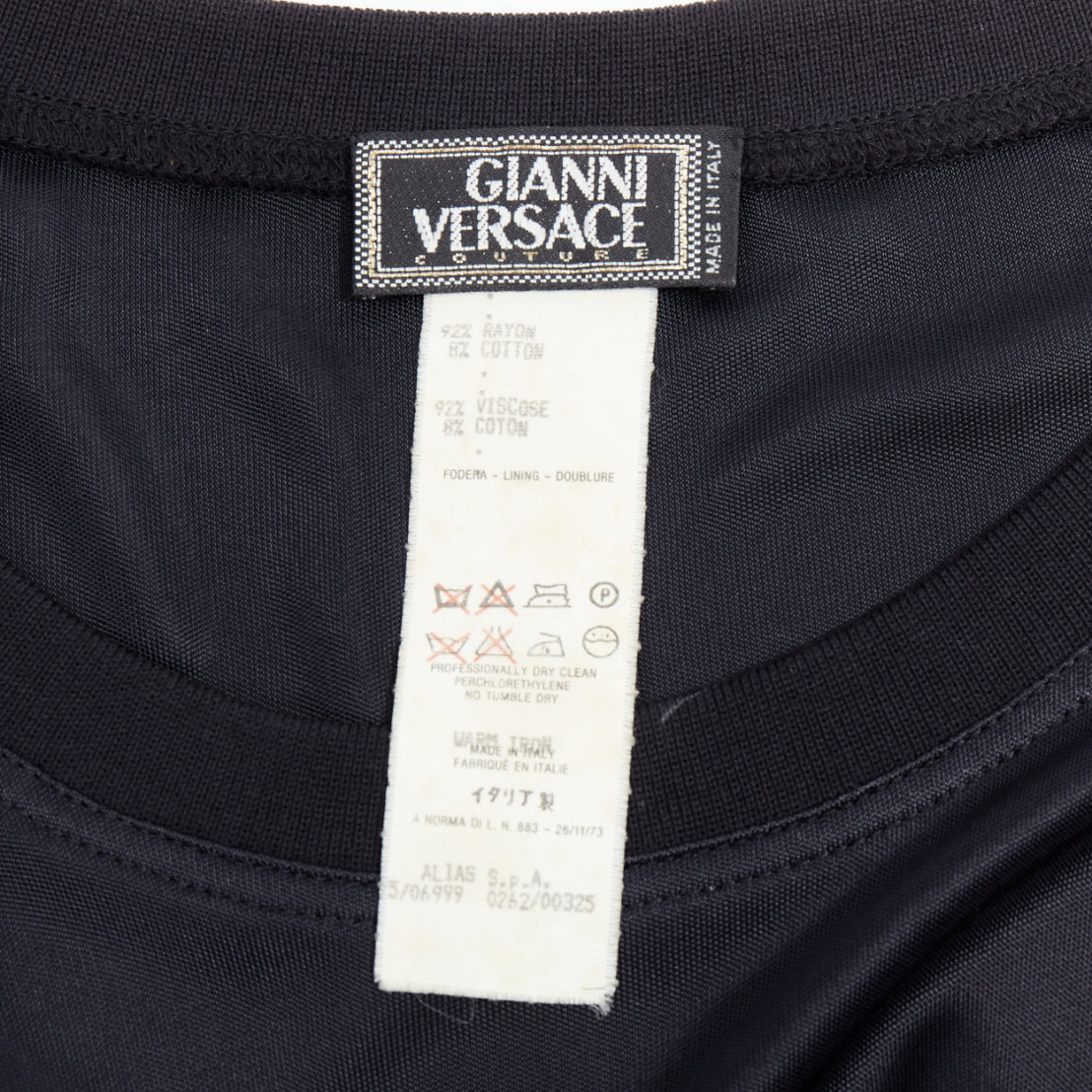 Gianni Versace Slinky Sleeve Top - Image 10