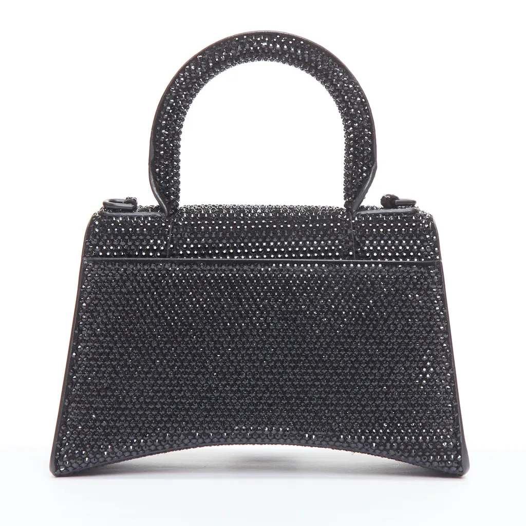 Balenciaga Hourglass XS Black Leather Very good - Box View