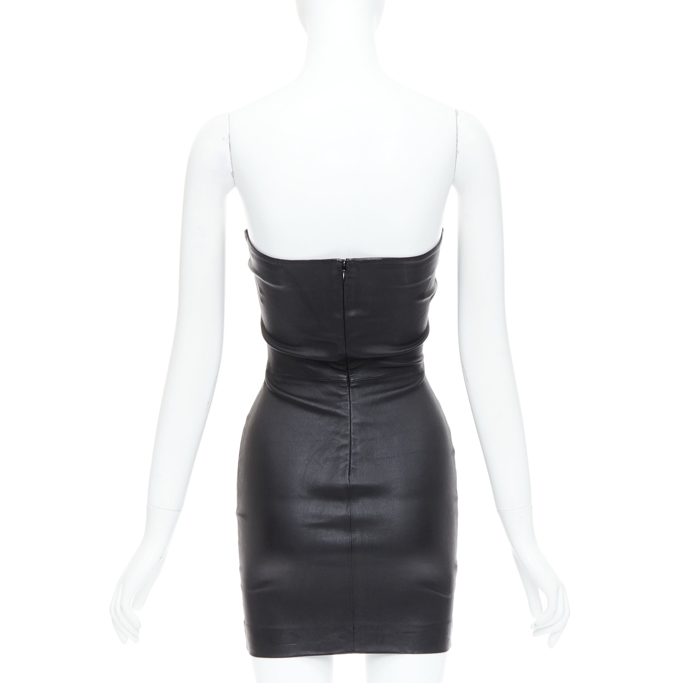 Sprwmn Leather Tube Dress - Side view