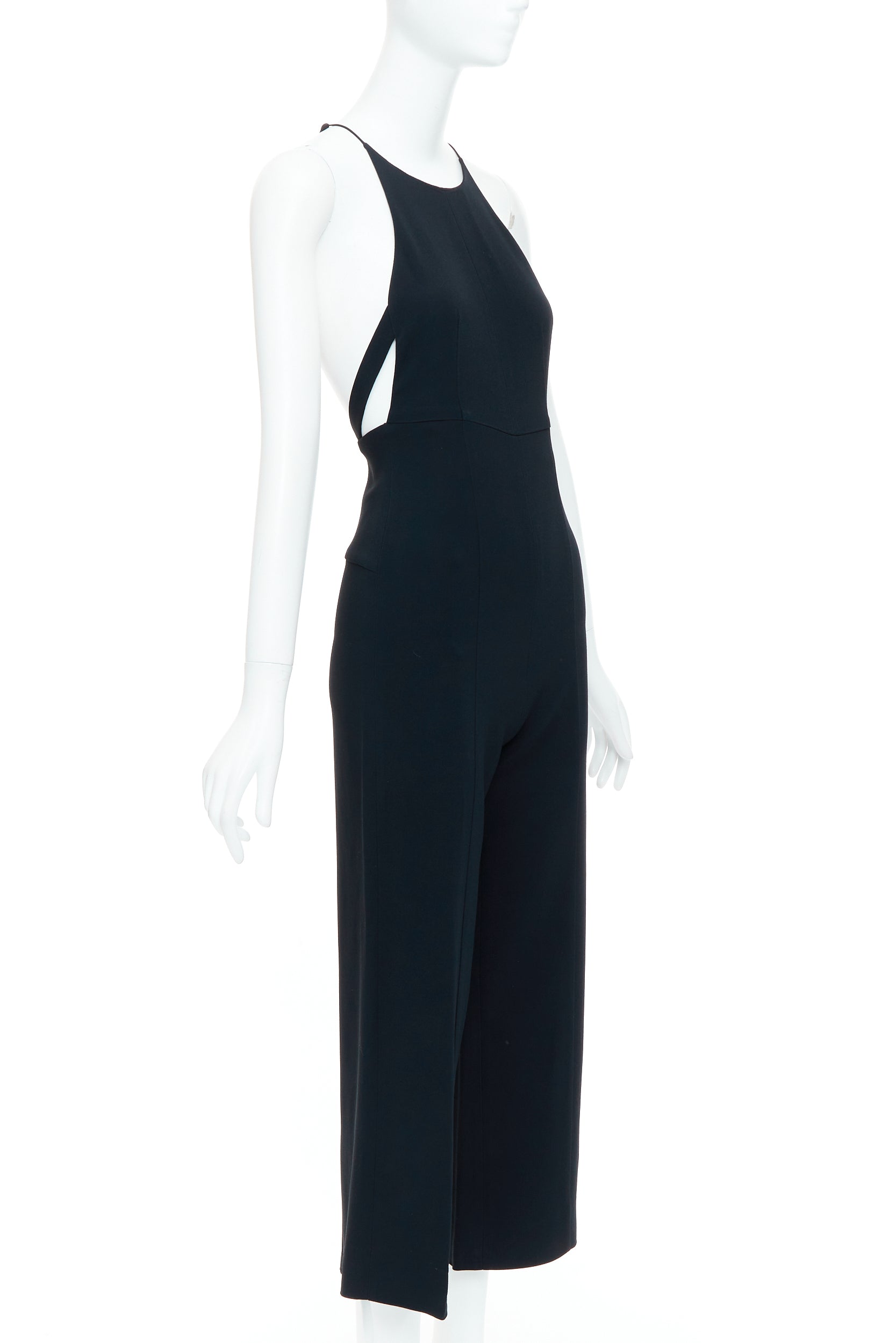Narciso Rodriguez Black Cutout Jumpsuit
