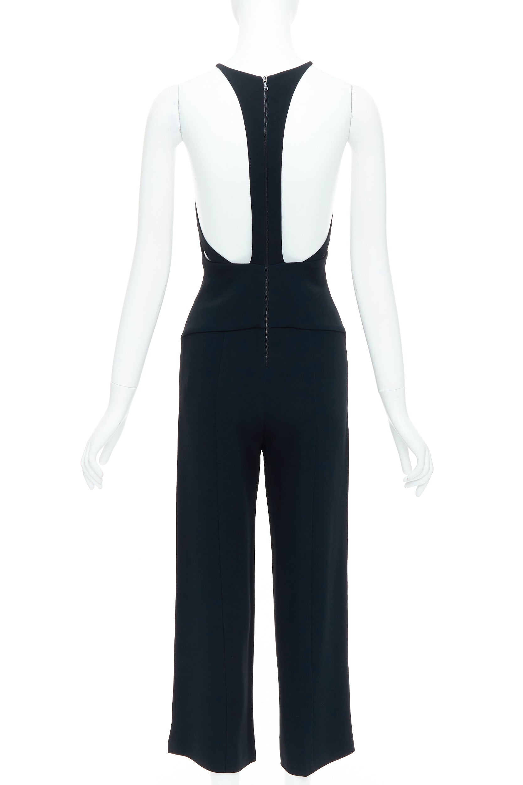 Narciso Rodriguez Black Cutout Jumpsuit - Back view
