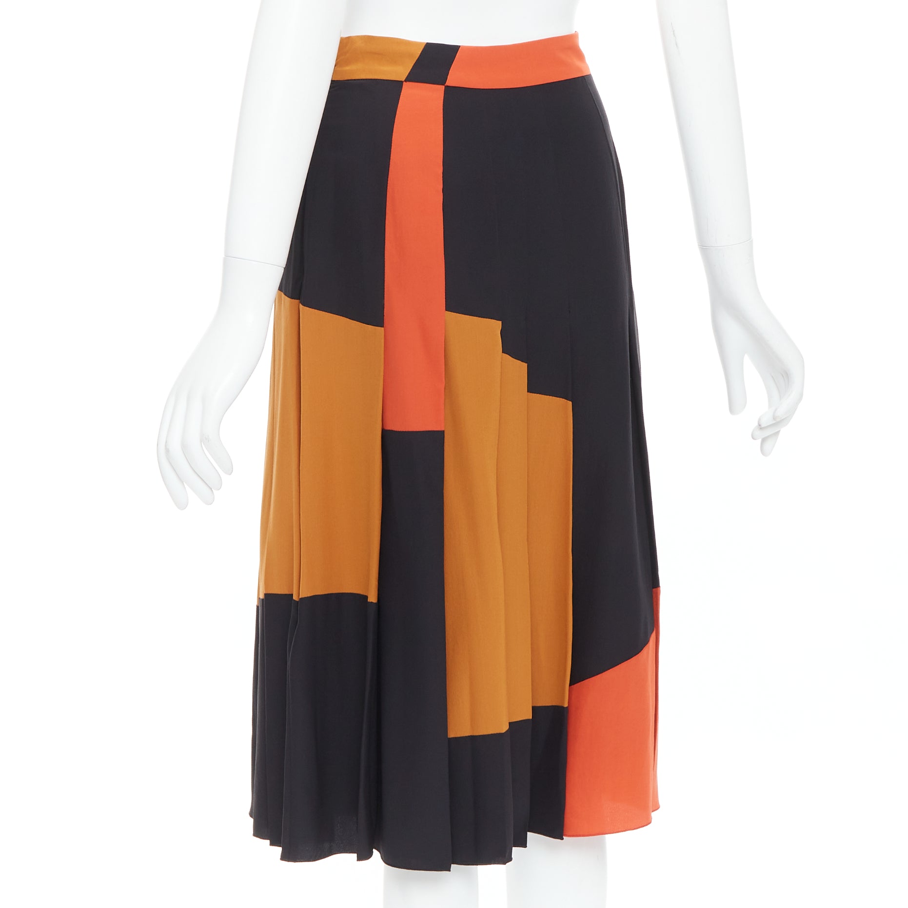 Bottega Veneta Colorblock Pleated Skirt - Detail 1